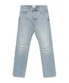 Haikure Distressed Faded Ripped Jeans Pockets