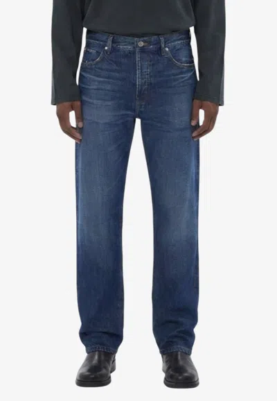 Haikure Blake Norm Core Straight-leg Jeans In Animal Print