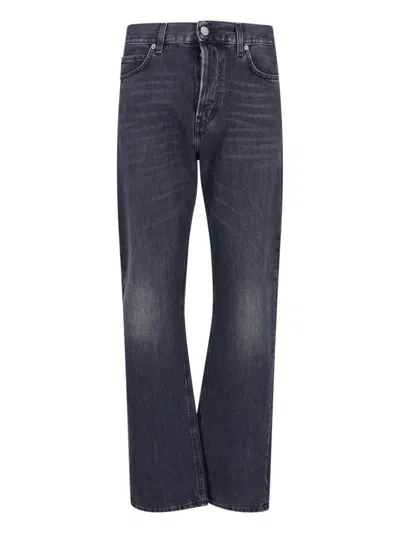 Haikure "blake" Straight Jeans In Black