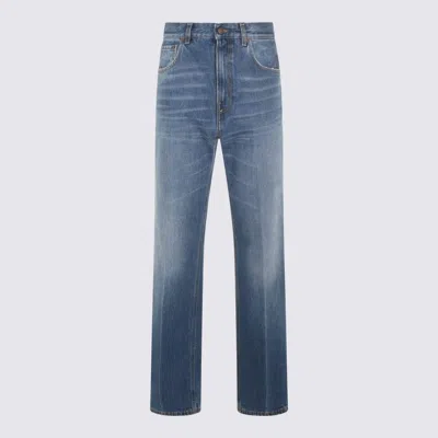 Haikure Blue Cotton Bonnie Jeans