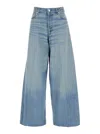 Haikure Candy Pleated Boyfriend Jeans In Blue
