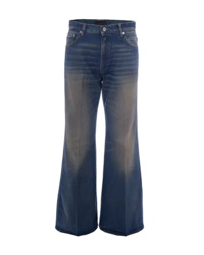 Haikure Blue Flared High Rise Jeans