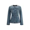Haikure Temple Denim Jacket In Blue
