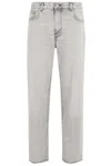 Haikure 5-pocket Trousers With Belt Loops And Contrast Stitching In Neutral
