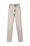 Haikure 5-pocket Trousers With Belt Loops And Contrast Stitching In Gray