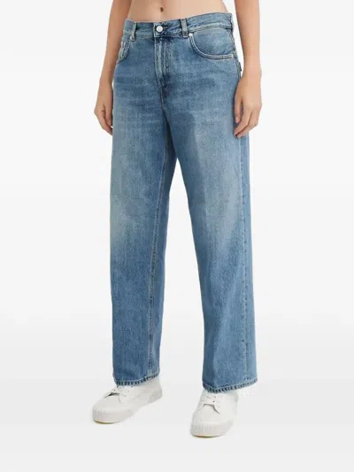 Haikure Betty Denim Jeans Five Pocket Design In Blue