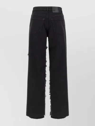 Haikure Bonnie Jeans Mid Rise Straight Fit In Black