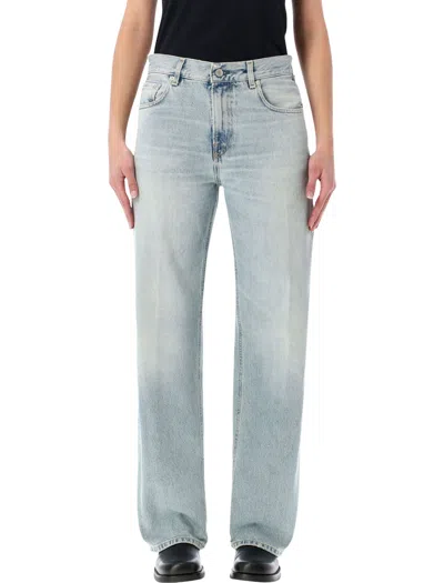 Haikure Bonnie Celestial Straight-leg Jeans In Blue