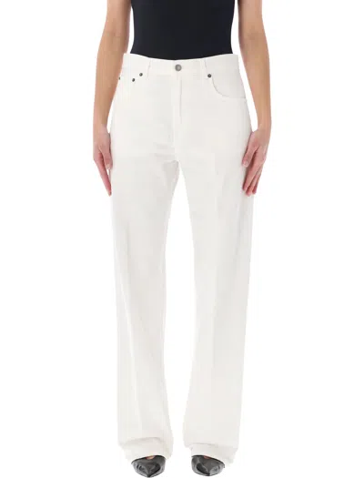 Haikure Bonnie Mid-rise Straight-leg Jeans In White