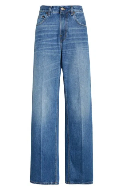 Haikure Bonnie Relaxed Straight Leg Jeans In Blue