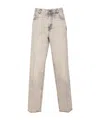 Haikure 5-pocket Trousers With Belt Loops And Contrast Stitching In Gray