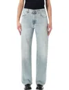 Haikure Bonnie Straight-leg Denim Jeans In Blue