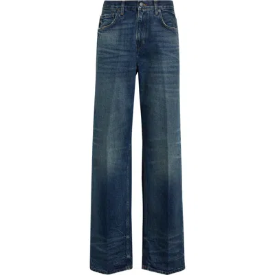 Haikure Bonnie Straight Leg Jeans In Blue