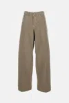 Haikure Candy Pleated Stretch Low-rise Wide-leg Jeans