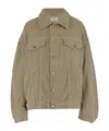 Haikure Corduroy Button-up Jacket In Brown