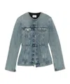 Haikure Temple Lagoon Denim Jacket In Blue