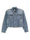 Haikure Button-fastening Denim Jacket In Blue