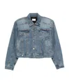 Haikure Button-fastening Denim Jacket In Blue