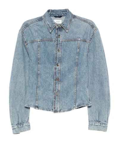 HAIKURE BUTTON-UP DENIM JACKET
