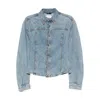 Haikure Button-up Denim Jacket In Blue