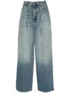 Haikure Candy High-rise Wide-leg Jeans In Blue
