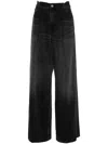 Haikure Candy High-rise Wide-leg Jeans In Black