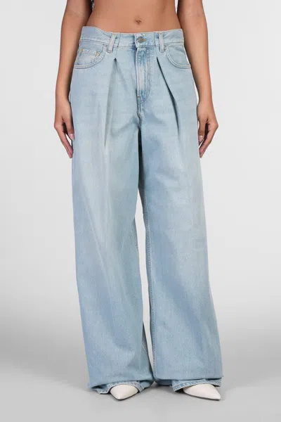 Haikure Wide-leg Candy Jeans In Light Blue In Emerald Light Blue