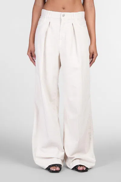 Haikure Candy Jeans In Beige Cotton