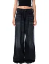 Haikure Candy High-rise Wide-leg Jeans In Black