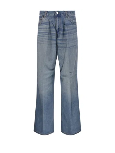 Haikure "candy Wide-leg" Jeans In Blue