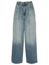 Haikure Candy High-rise Wide-leg Jeans In Blue