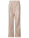 Haikure Womens Skin Candy Wide-leg Cotton And Linen Trousers