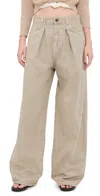 Haikure Candy Twill 45 Jeans Doeskin In Doeskin
