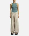 Haikure Candy Twill Wide Pants In Beige