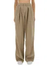 Haikure "candy Wide-leg" Jeans In Brown