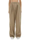 Haikure "candy Wide-leg" Jeans In Brown