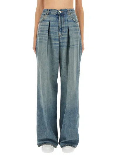 Haikure "candy Wide Leg" Jeans In Blue