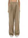 Haikure "candy Wide-leg" Jeans In Brown