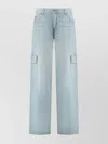 Haikure Cargo Pockets Wide Leg Trousers