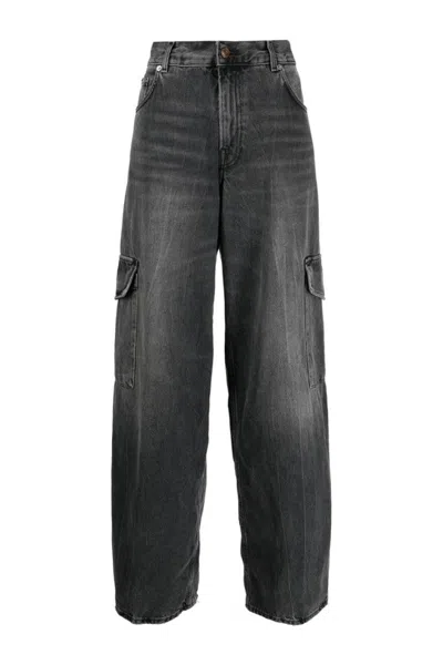 Haikure Cargo-style Wide-leg Jeans With Fit And Versatile Pockets