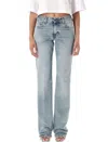 Haikure Carly Low Rise Straight Leg Jeans In Blue