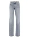 Haikure Trousers With Belt Loops And Contrast Stitching In Multi