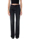 Haikure Carly Mid-rise Straight Jeans In Black