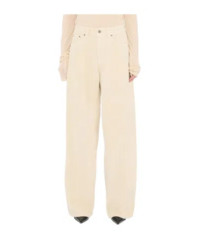 Haikure Casual Pants With Belt Loops In Neutral