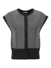 Haikure Kirby Bead Embellished Virgin Wool Sweater Vest In Gray