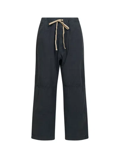 Haikure Charcoal Cotton Gene Pop Ero Trousers In Black