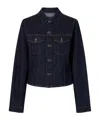 Haikure Cherry Denim Jacket In Blue