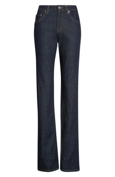 Haikure Chewy High Waist Straight Leg Jeans In Blue