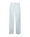 Haikure Straight-leg Washed Jeans In Blue