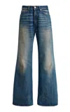 Haikure Clara Rigid Flared Jeans In Blue